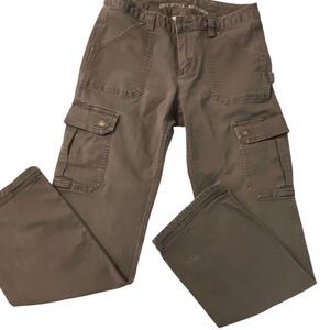Duluth Trading Co Brown Straight Leg Pants